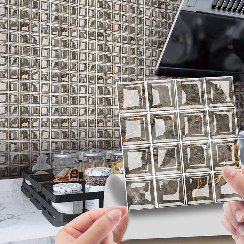 VivaMosaik 3D Wall Tile Stickers – 10 Pieces for Stylish Spaces