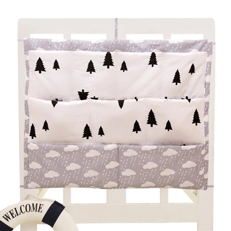 Colorful Pattern Storage Bag for Crib – Practical and Versatile