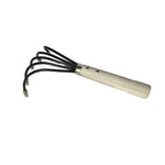 Efficient Garden Rake with 5 Tines | Compact Mini Hoe | High-Quality Steel | Ergonomic Handle | 38 × 21 × 8.5 cm
