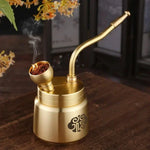 Eleganter Messing-Räuchergefäß für Aromatherapie