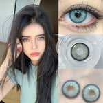 Colorful contact lenses with diopters for radiant eyes