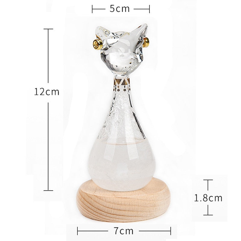 Cat Design Weather Forecast Bottle