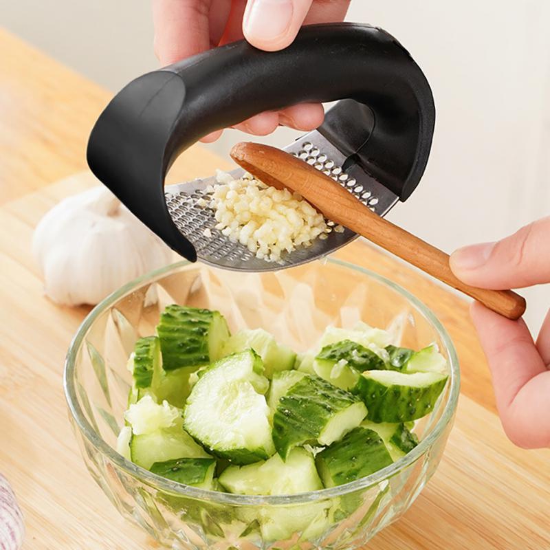 Effiziente Knoblauch- und Gemüsepressmaschine aus Edelstahl