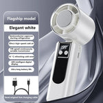 CoolBreeze Handventilator mit Kühlfunktion | USB-betrieben | Digitalanzeige | 3 Geschwindigkeitsmodi