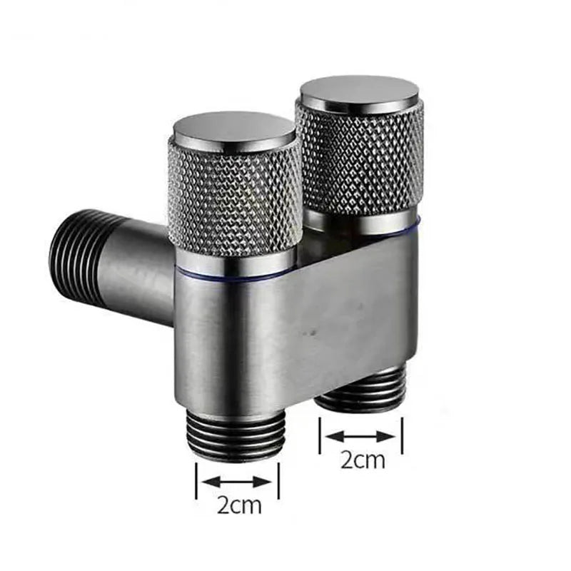 Dual-Outlet Wall-Mounted Tap – 2-in-1 for Toilet and Washing Machine