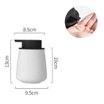 Elegant 300 ml ceramic soap dispenser – for liquid soaps and lotions