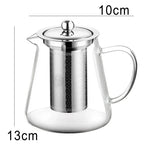 Elegant Borosilicate Glass Teapot – Ideal for Tea Lovers