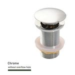 Elegant Brass Push-Down Waste Solution – 11 Colors Available