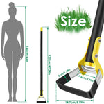Ergonomische Gartenhacke | Effizienter Unkrautstecher aus Edelstahl