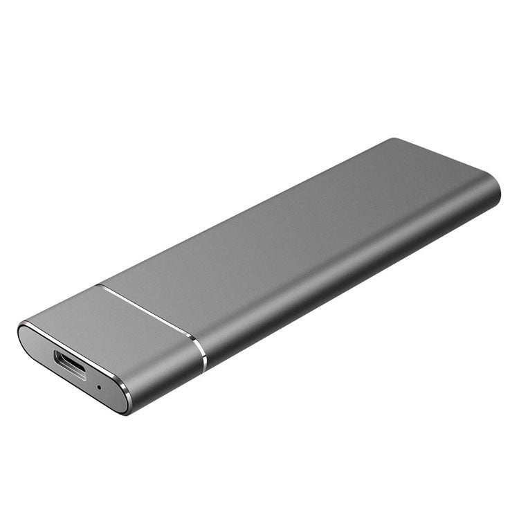 External 8TB SSD with USB 3.1 and aluminum casing