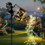 Gartenzauber | Solarbetriebene Gießkanne für stimmungsvolle Beleuchtung