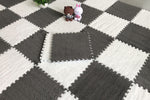 DIY Winter Plüsch Puzzlematte