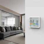 Digitaler Thermometer mit Hygrometer und Uhr für den Innenbereich