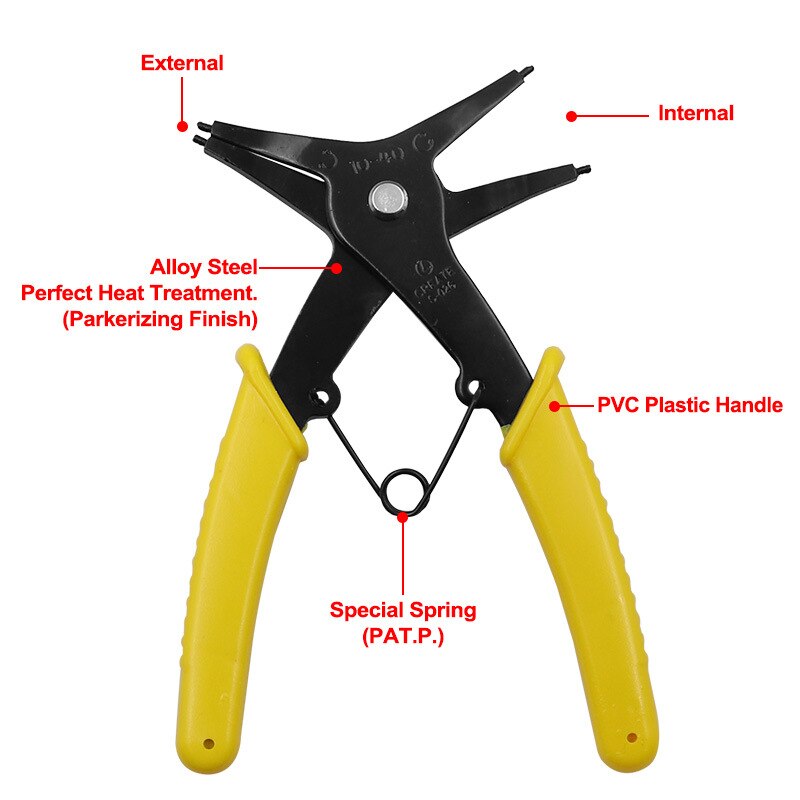 2-in-1 Snap Ring Plier Tool