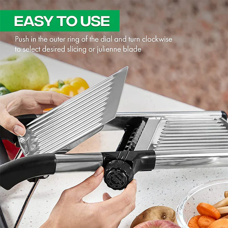 Precision Vegetable Slicer | Adjustable Blades for Perfect Cuts