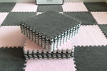 DIY Winter Plüsch Puzzlematte