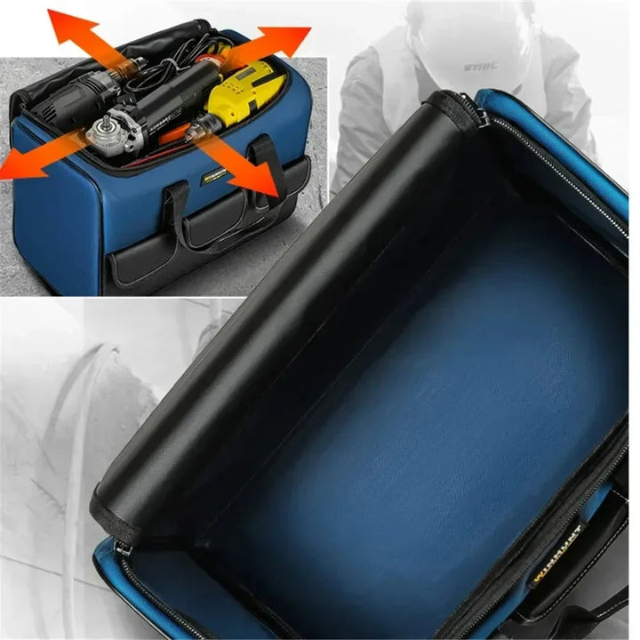 Robuste Werkzeugtasche mit zahlreichen Fächern – Wasserfestes Material
