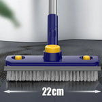 V-förmige Bodenbürste mit langem Griff und Kantenreiniger | CleanMaster