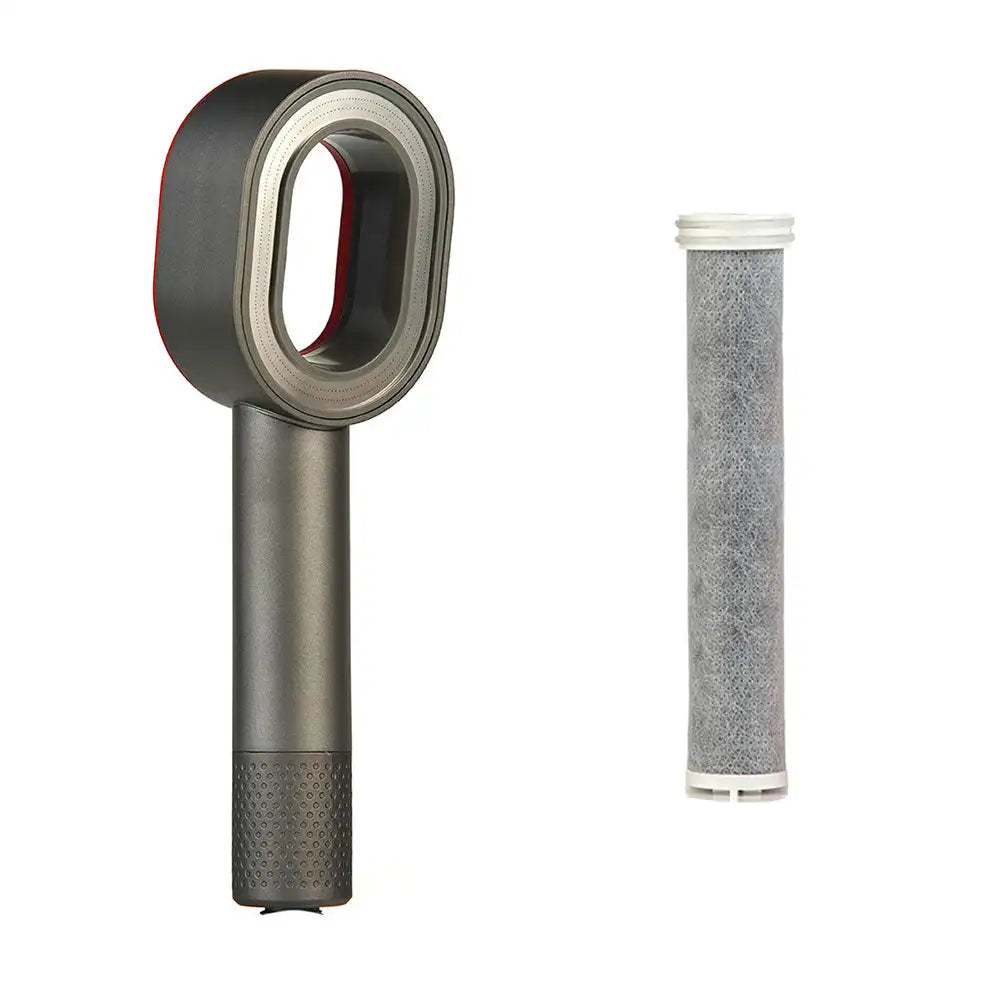 Wasserfilter-Duschkopf AquaGlow – Hochdruck, wassersparend, rundes Handmodell