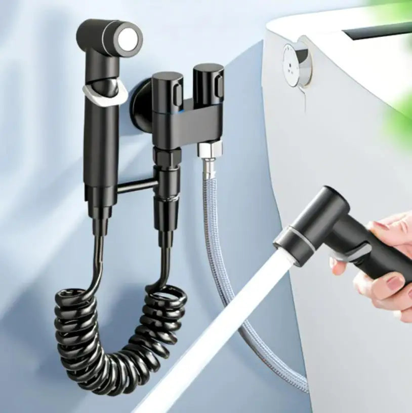 AquaSmart Bidet Companion - High-Quality Wall-Mounted Hygiene Set