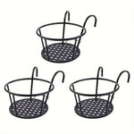 Practical Flower Pot Holders for the Balcony – Set of 3