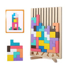 Familienfreundliches 3D Holzpuzzle für kreatives Spielen