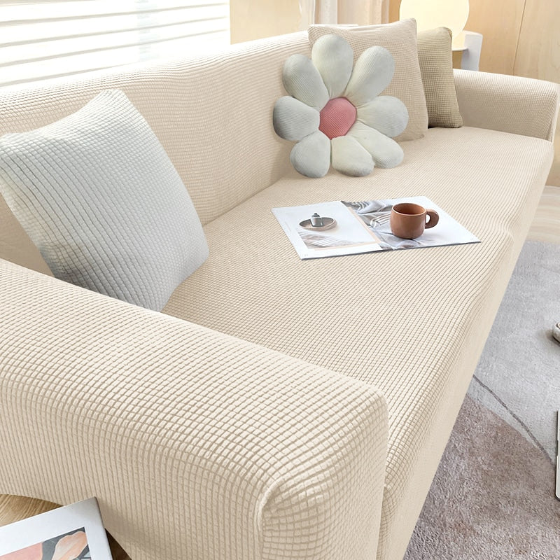 FlexiCover Elastic Sofa Covers – Protective Cover for Corner and Standard Sofas