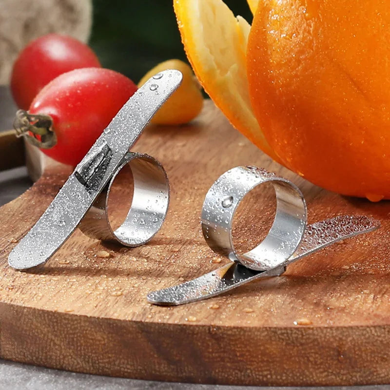 Fruit Peeler Pro | Stainless Steel Finger Ring Fruit Peeler