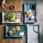 Elegante Keramikteller für Sushi-Liebhaber