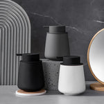 Elegant 300 ml ceramic soap dispenser – for liquid soaps and lotions
