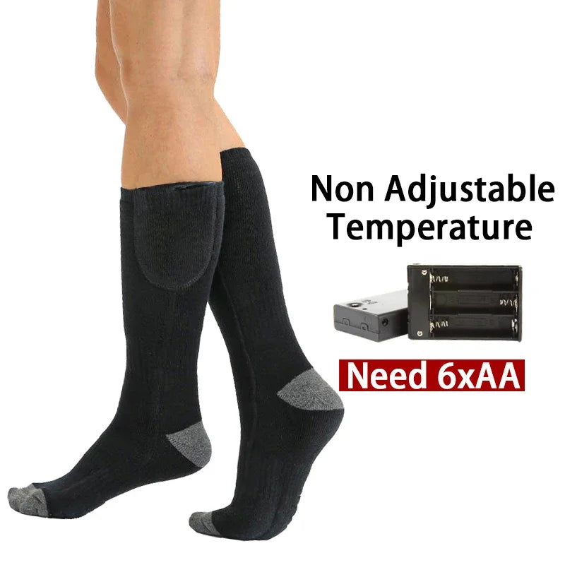 Wiederaufladbare Heizsocken für Outdoor-Enthusiasten