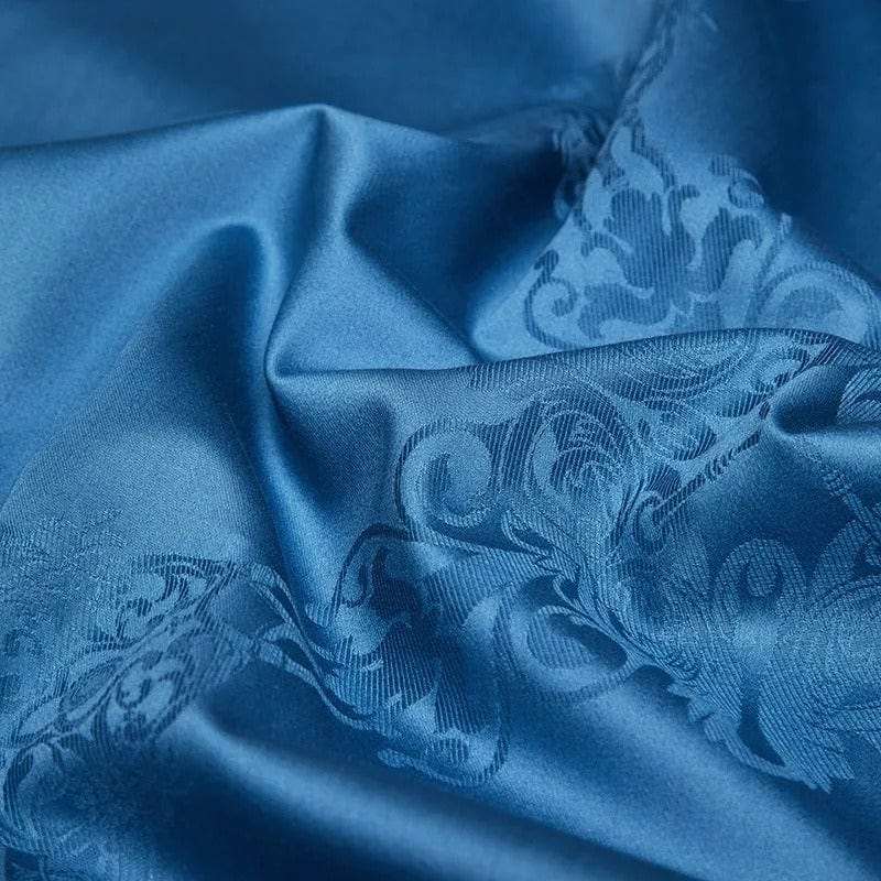 Himmlisches Blaues Bettwäsche-Set aus Ägyptischer Baumwolle