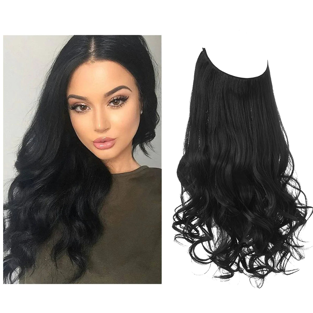 Natürliche Haarverlängerung | Premium Echthaar-Extensions | Hitzebeständig und Langlebig