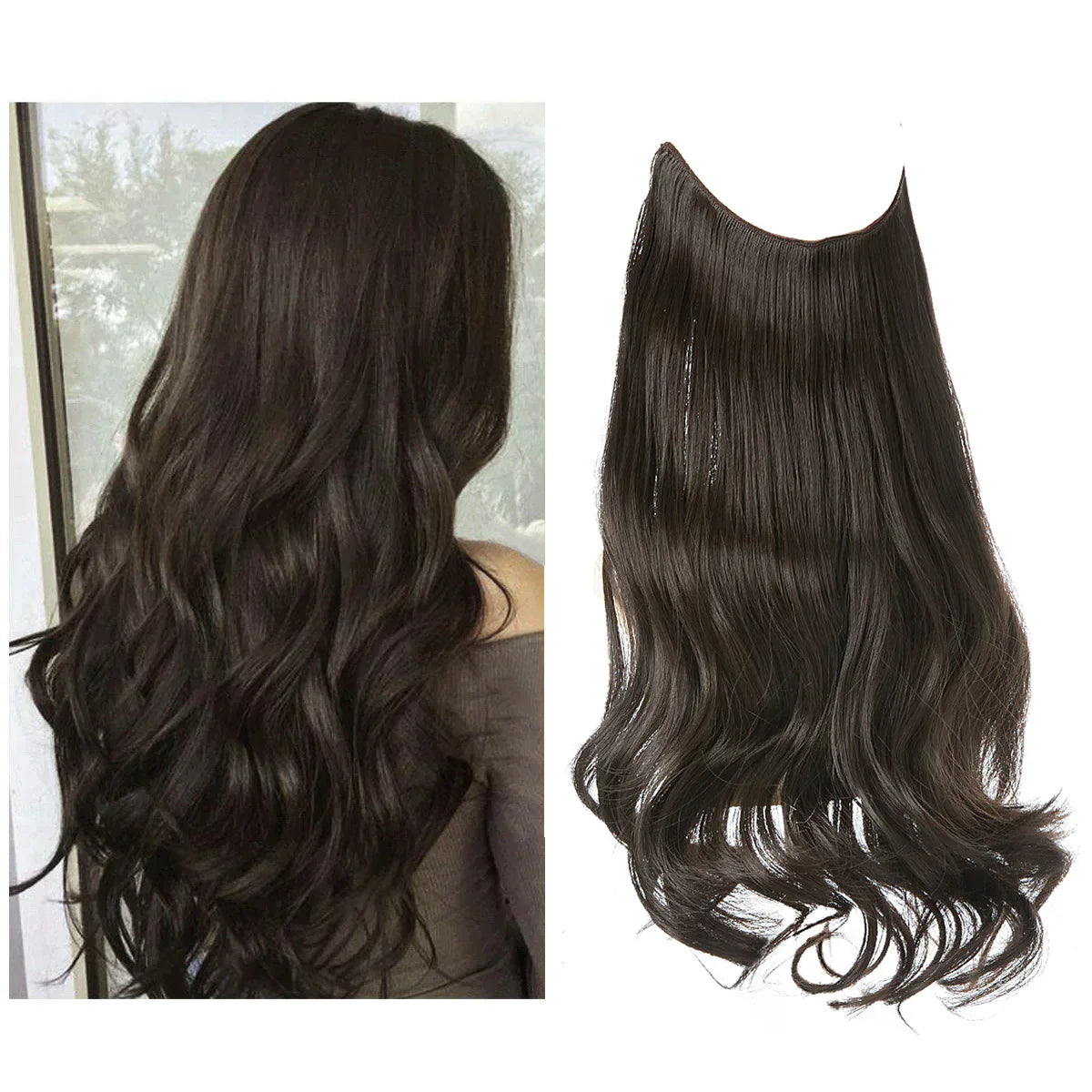 Natürliche Haarverlängerung | Premium Echthaar-Extensions | Hitzebeständig und Langlebig