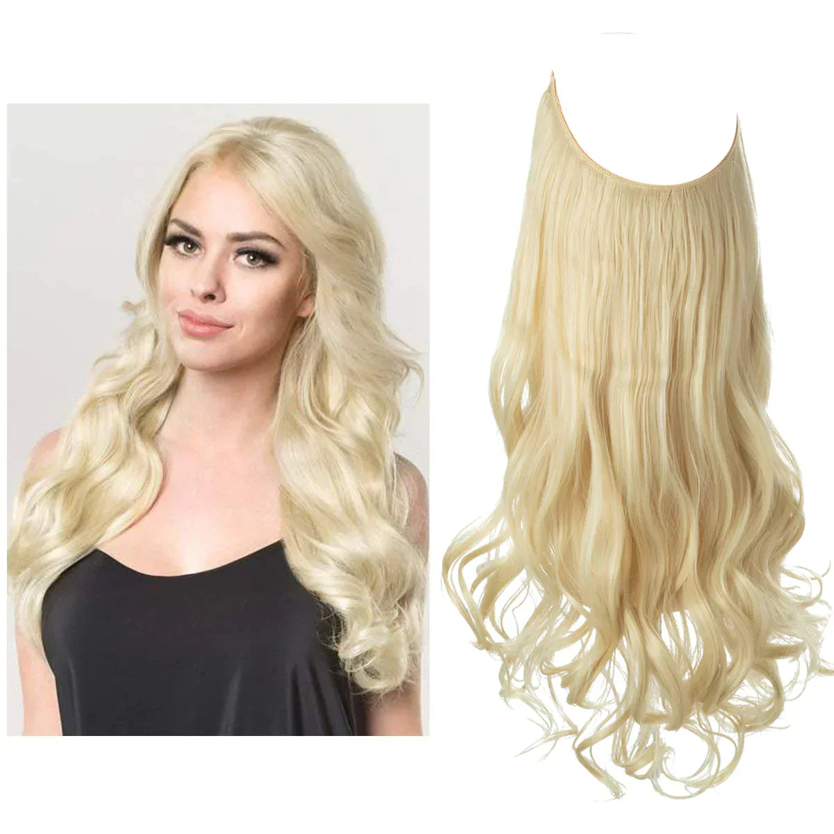 Natürliche Haarverlängerung | Premium Echthaar-Extensions | Hitzebeständig und Langlebig