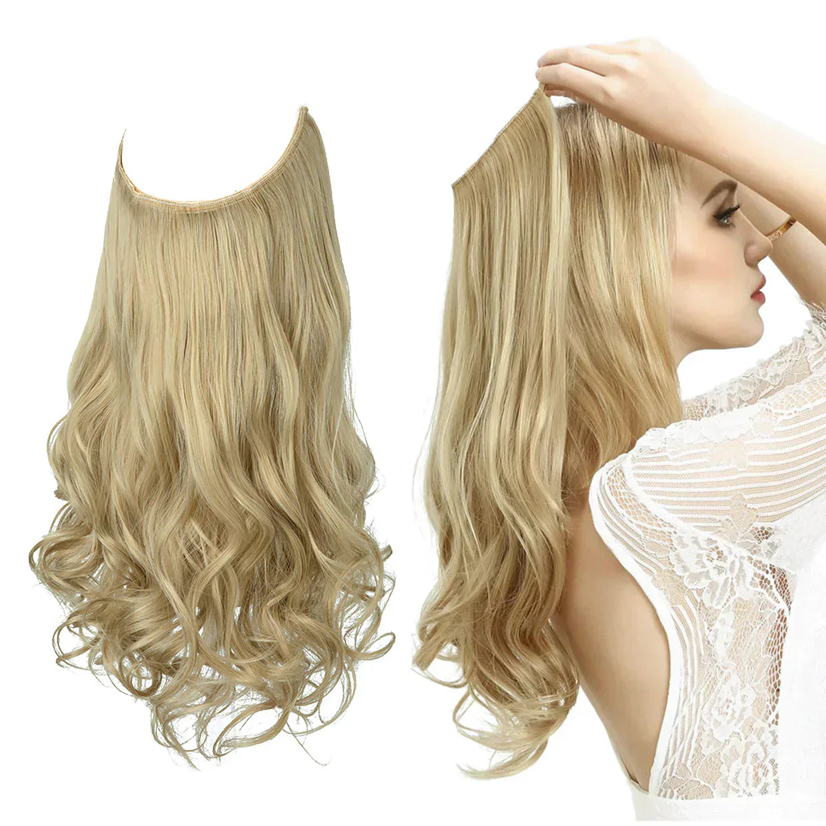 Natürliche Haarverlängerung | Premium Echthaar-Extensions | Hitzebeständig und Langlebig