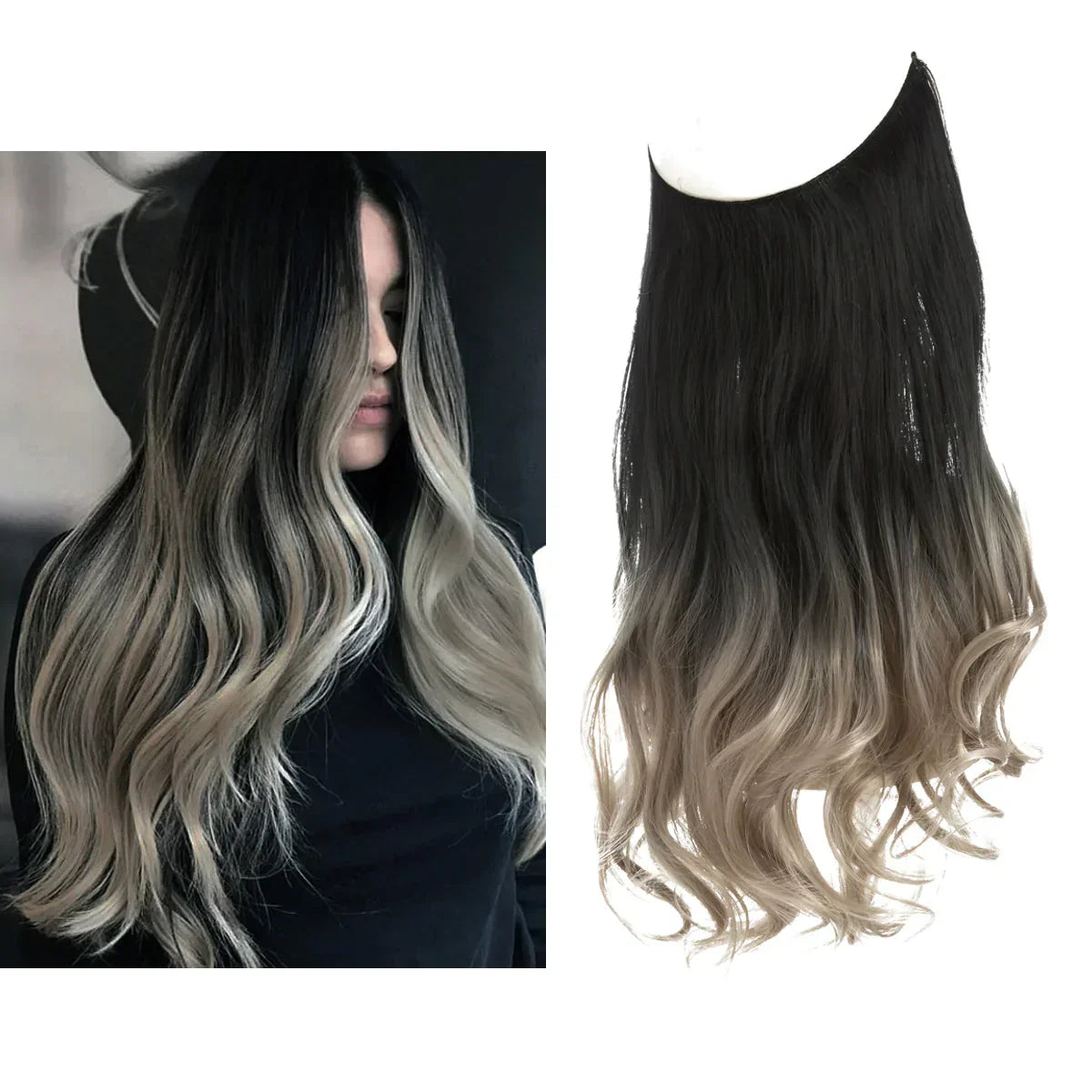 Natürliche Haarverlängerung | Premium Echthaar-Extensions | Hitzebeständig und Langlebig