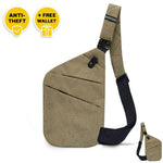 Stilvolle Multifunktions-Brusttasche für aktive Männer