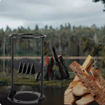 HolzMeister Pro Holzspalter | Tragbarer und effizienter Gusseisen-Holzspalter