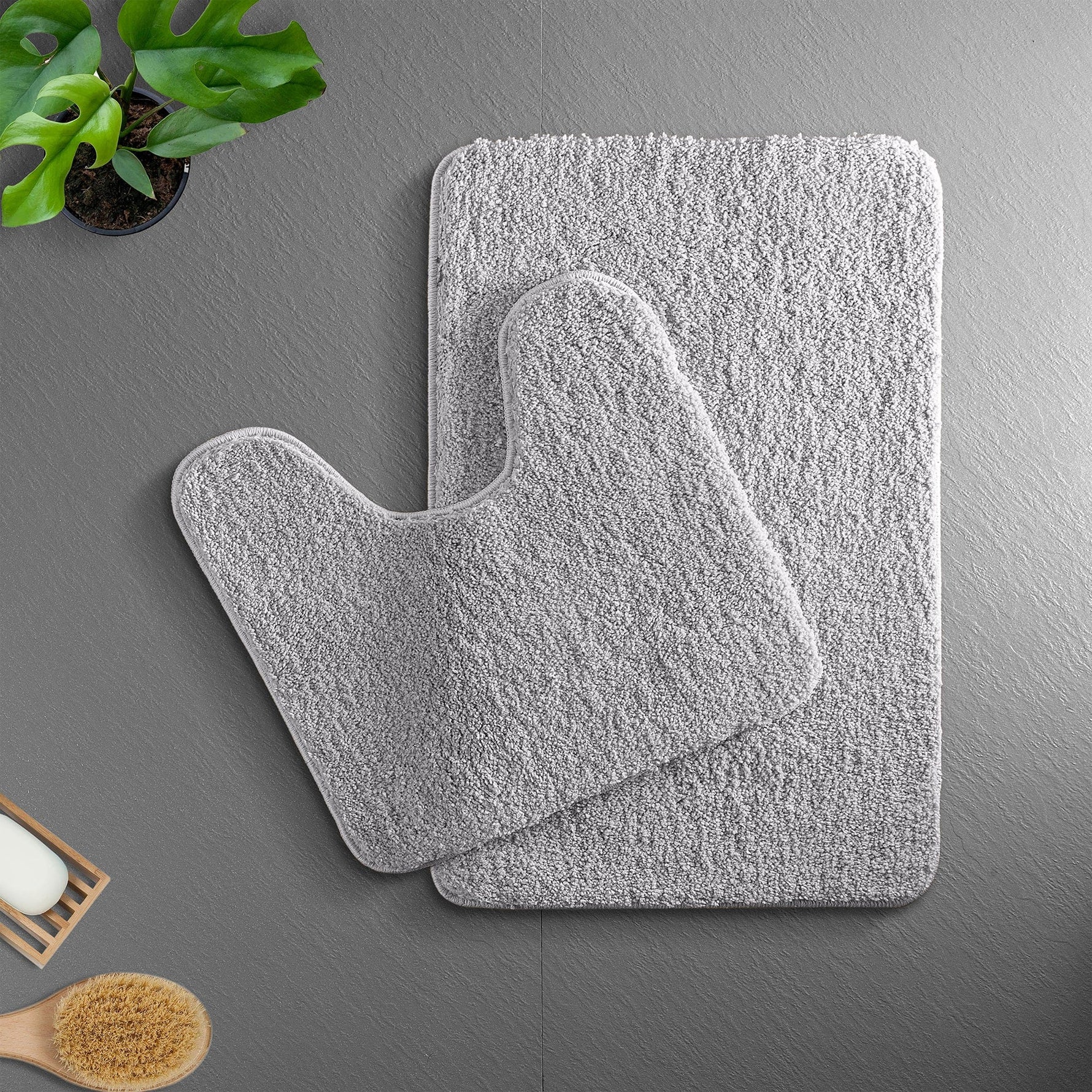 Luxury Microfiber Bathroom Mat – Ultra-Soft, Non-Slip Mat with Quick Water Absorption