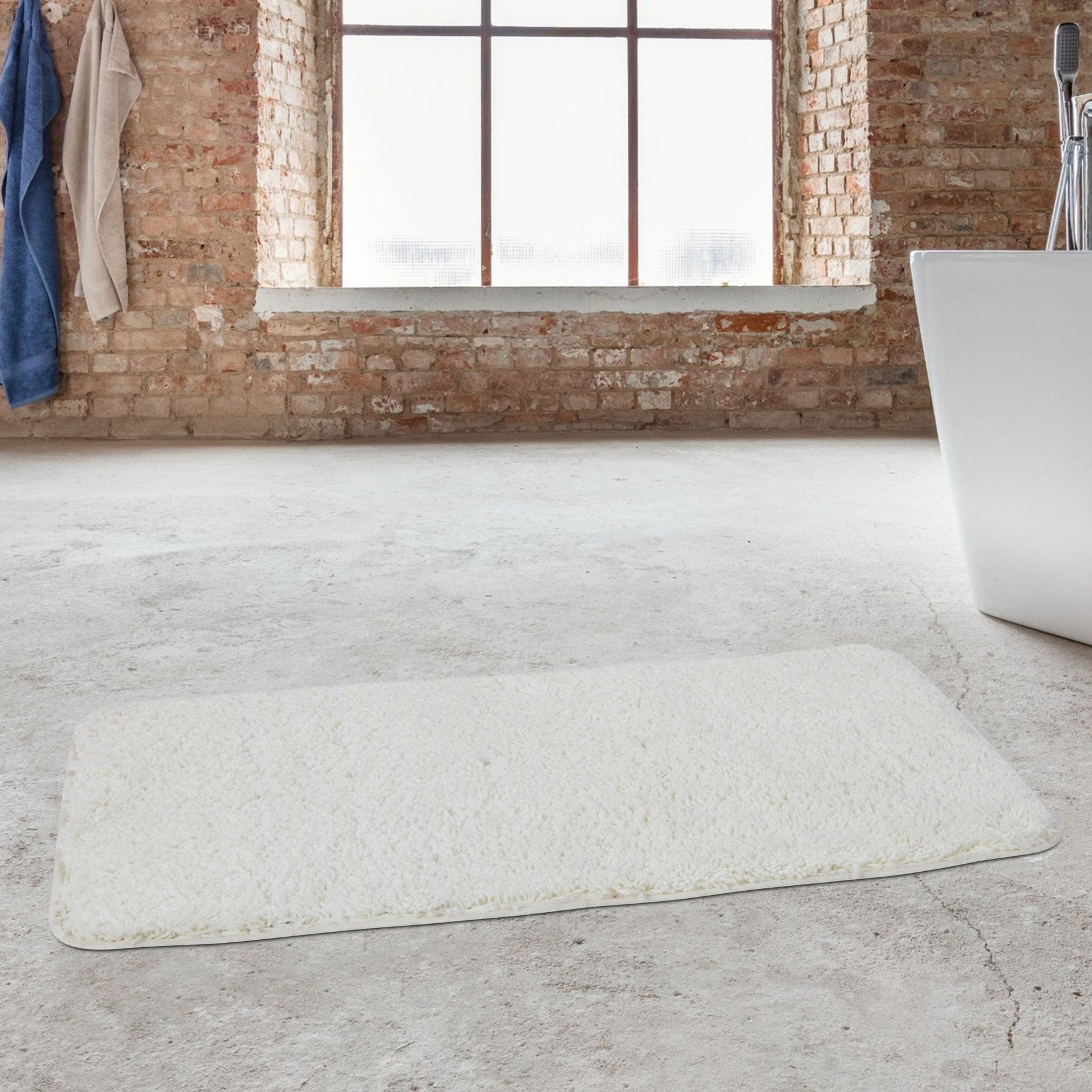 Luxury Microfiber Bathroom Mat – Ultra-Soft, Non-Slip Mat with Quick Water Absorption