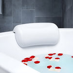 Relaxing Bath Pillow – Non-Slip and Waterproof | Ergonomic Head and Back Cushion with Suction Cups | AquaComfort