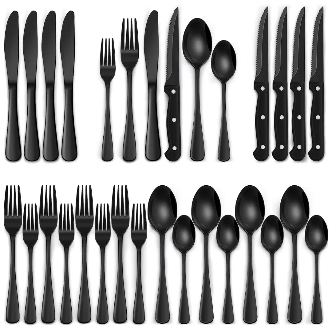Elegantes 24-teiliges Besteckset für 4 Personen