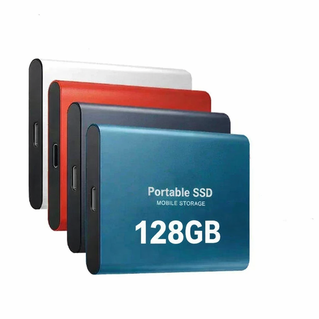 Tragbare SSD mit 128 GB – Schnelle USB 3.1 Verbindung