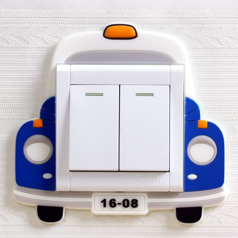 3D Luminous Cartoon Animal Light Switch Cover