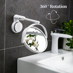 Wall-Mounted Mirror with 3x Magnification – Elegance from Every Angle