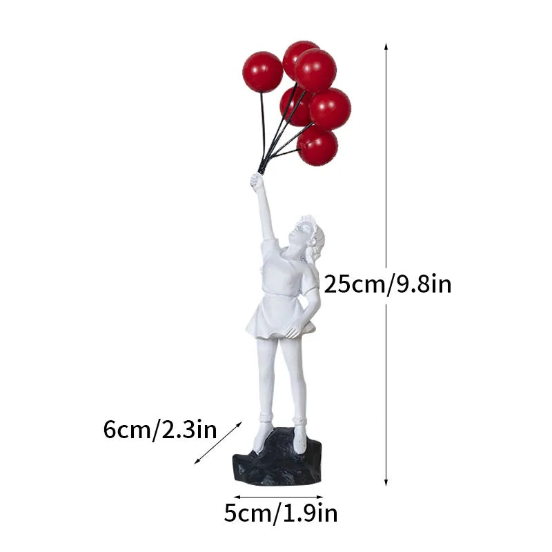 Modern Sculpture Series: Flower Thrower Statue