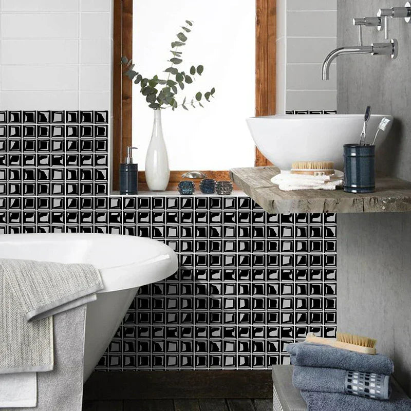 3D Wandfliesenaufkleber im Mosaikdesign