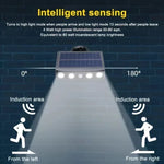 Solar Outdoor Light with Motion Sensor | 4 LEDs | Weatherproof & Wireless