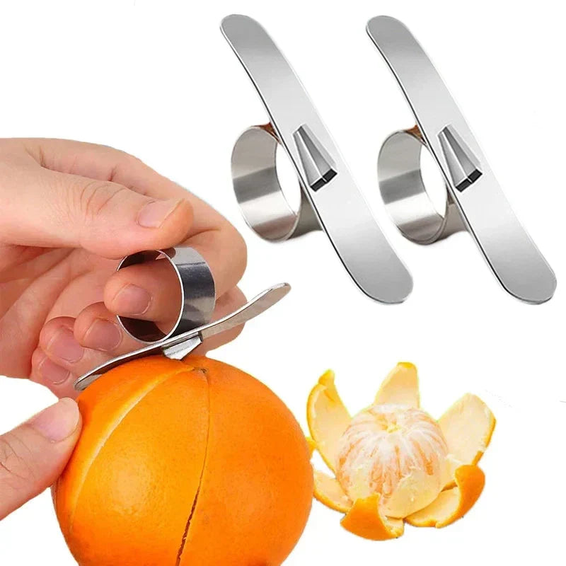 Fruit Peeler Pro | Stainless Steel Finger Ring Fruit Peeler